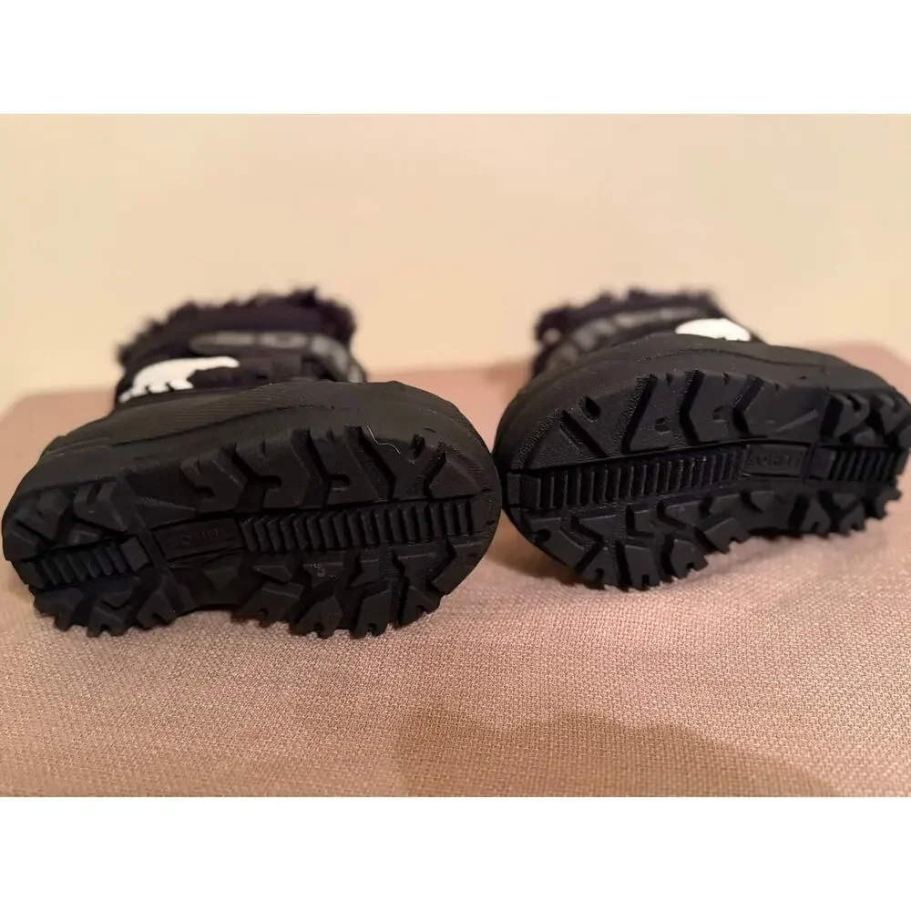 SOREL Toddler Size 6 Black Snow Winter Boots New With Tags